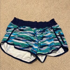 Blue Pattern LULULEMON shorts
